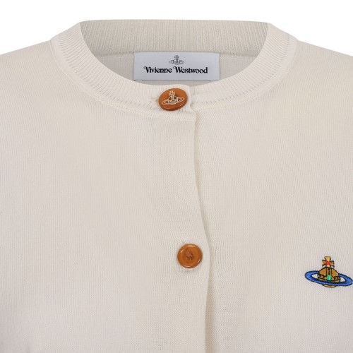 Cream Bea Cropped Cardigan