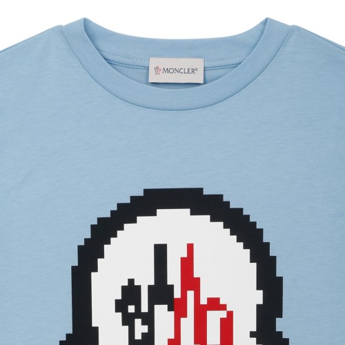 Blue Basketball Print T-Shirt