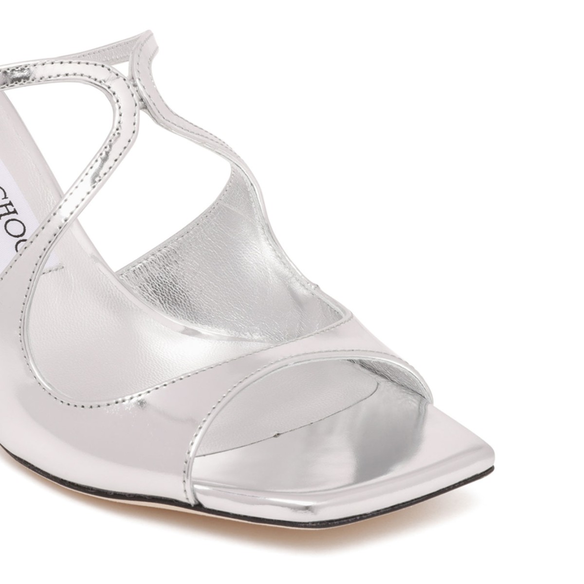 Silver Leather Clogs Anise 75