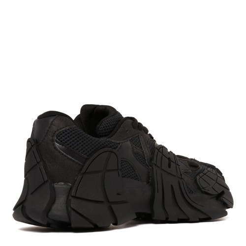 Black Tormenta Sneakers With Inserts