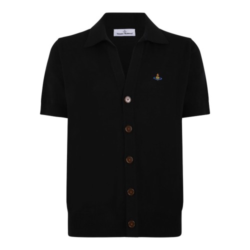 Black V-Neck Cardigan