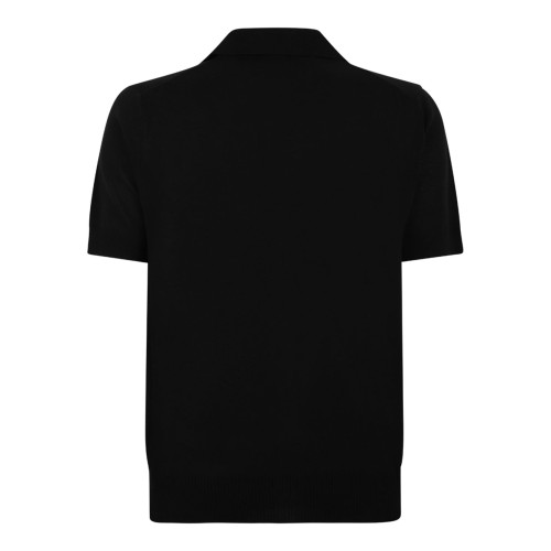 Black V-Neck Cardigan 2