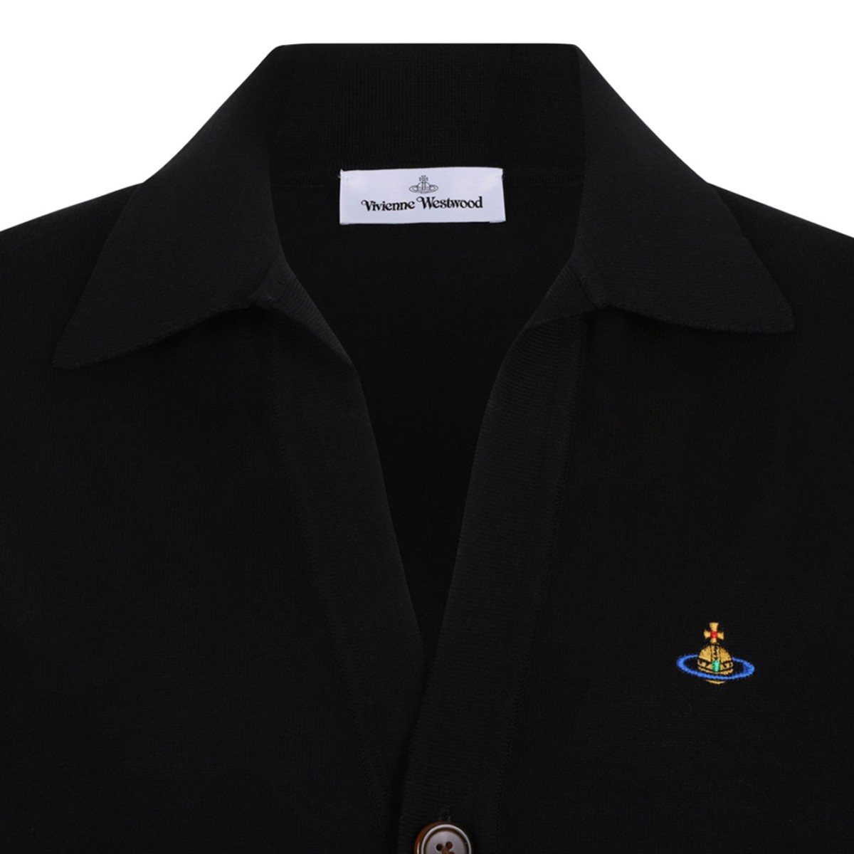 Black V-Neck Cardigan