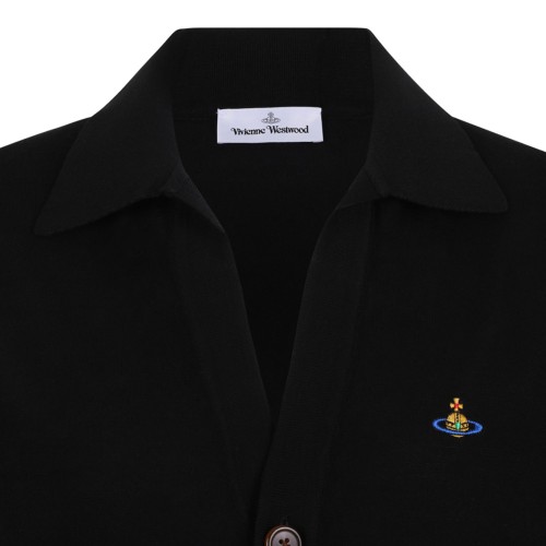 Black V-Neck Cardigan