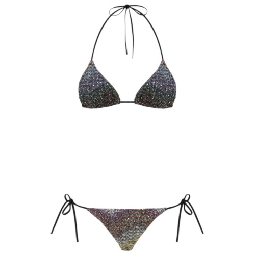 Multicolour Bikini With Sequins