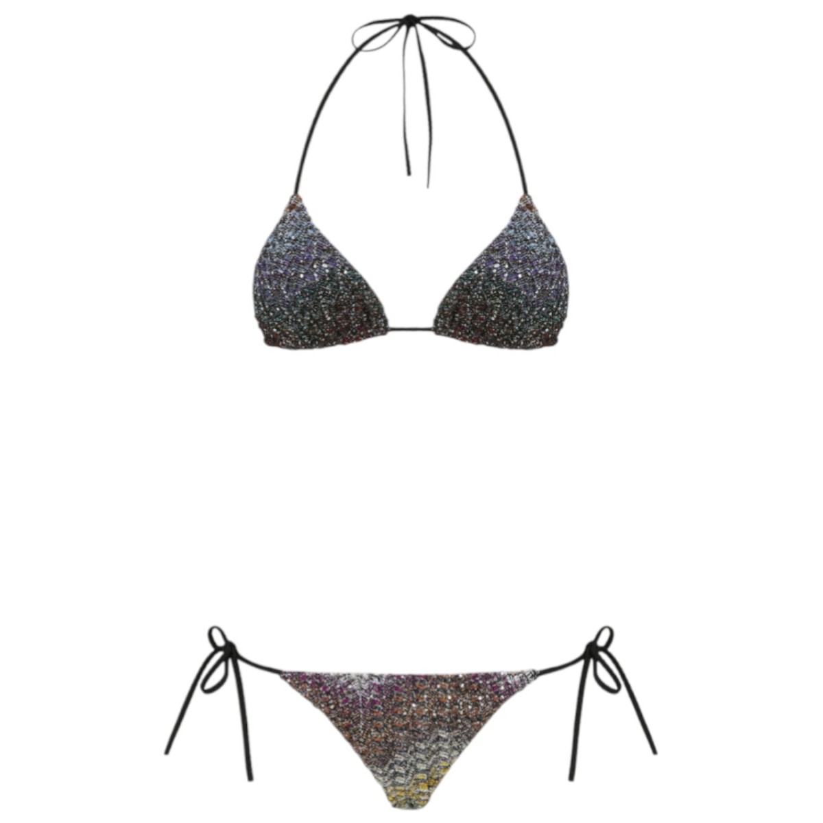 Multicolour Bikini With Sequins