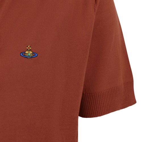 Dark Red V-Neck Cardigan