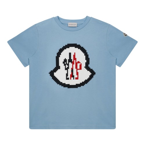 Blue Basketball Print T-Shirt