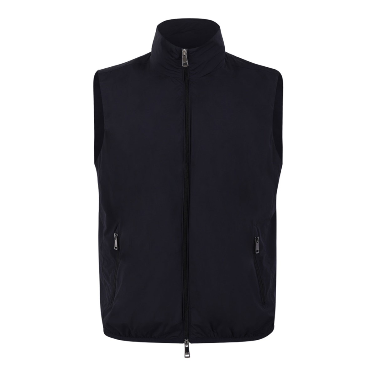 Navy Blue Zip-Up Vest