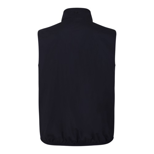 Navy Blue Zip-Up Vest