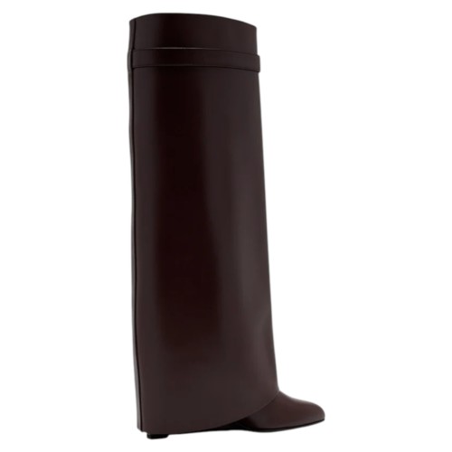 Bordeaux Shark Lock Boots