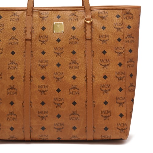 Cognac Toni Large Shopping Bag