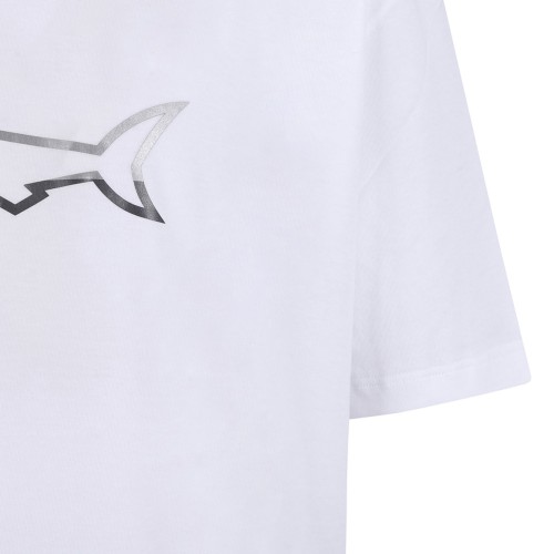 White Graphic Print T-Shirt