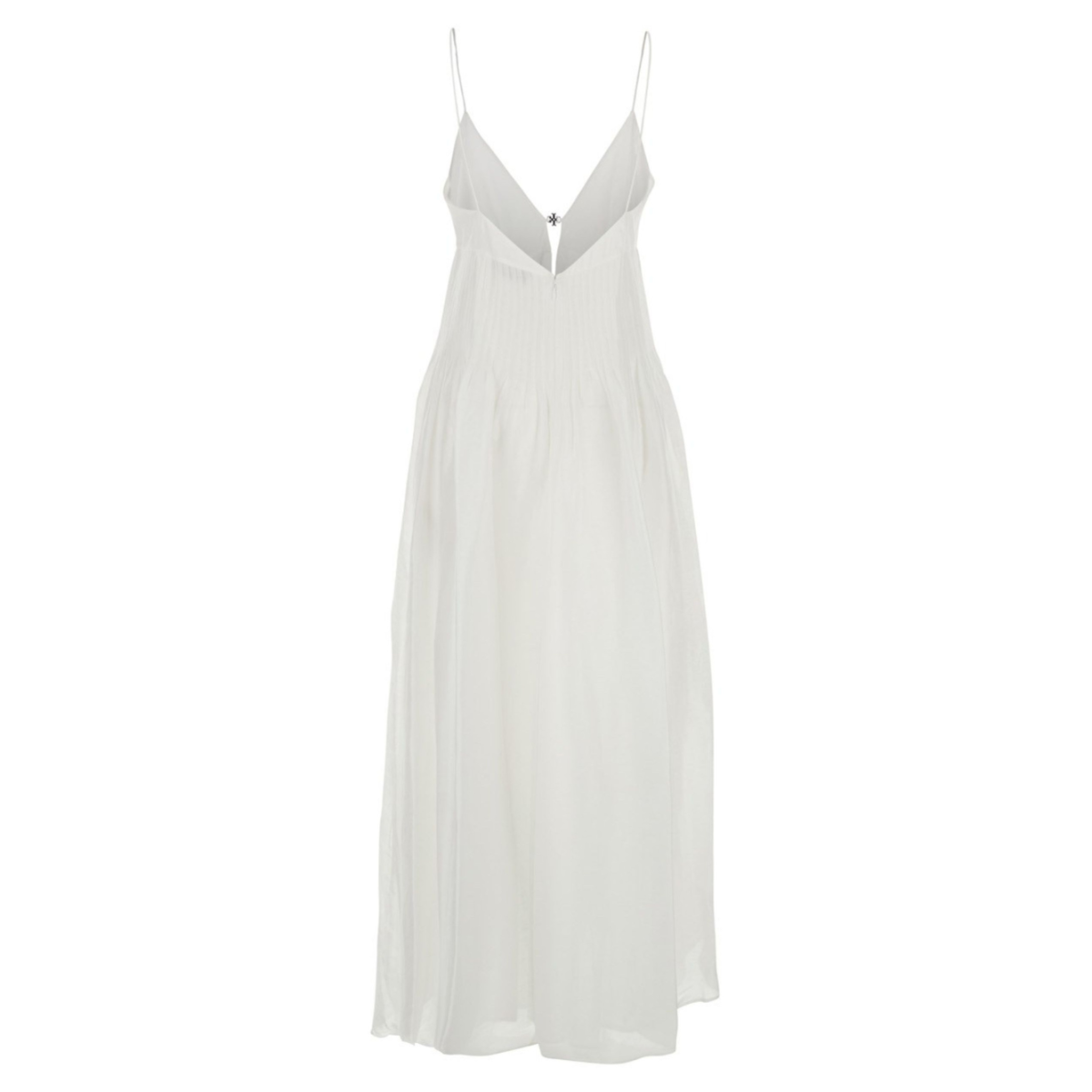 White Sleeveless Maxi Dress