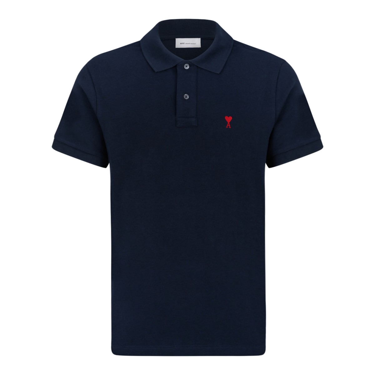 Navy Blue Organic Cotton Polo Shirt