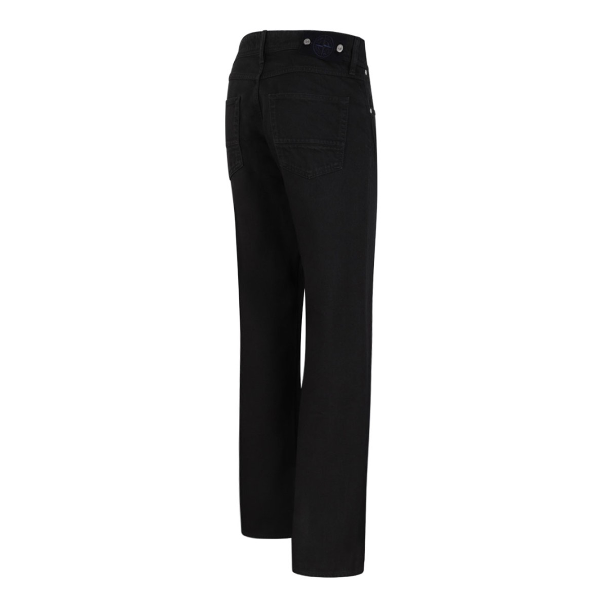 Black Straight-Leg Jeans