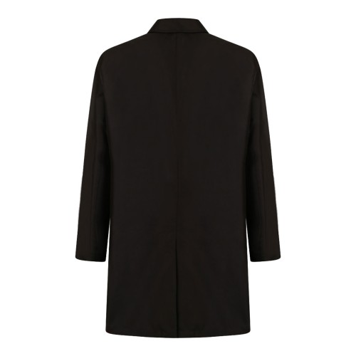 Dark Brown Single-Breasted Overcoat