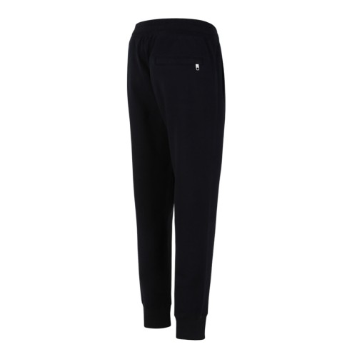 Dark Blue Emblem Drawstring Track Pants