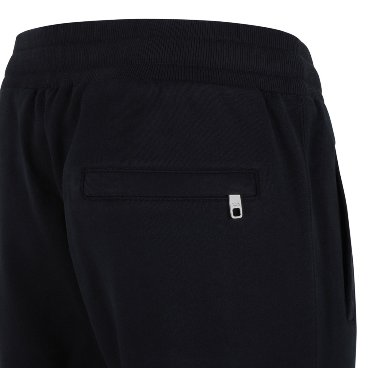 Dark Blue Emblem Drawstring Track Pants