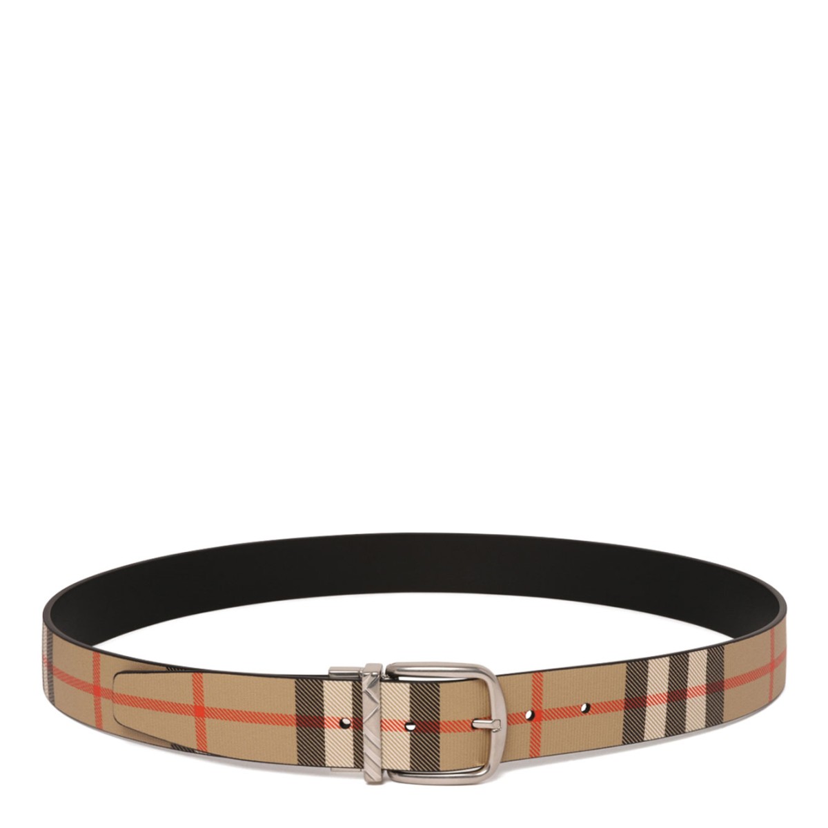 Reversible Belt With Check Buckle