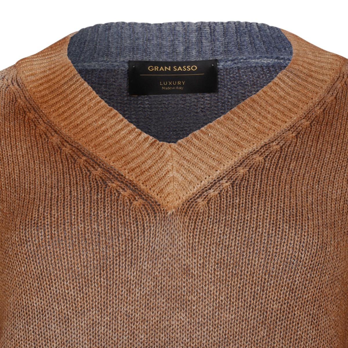 Brown V-Neck Sweater