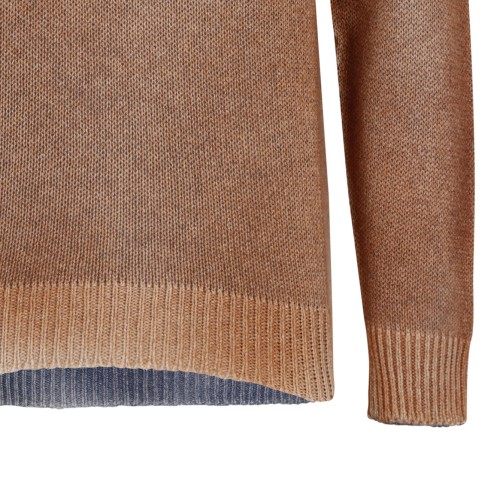 Brown V-Neck Sweater