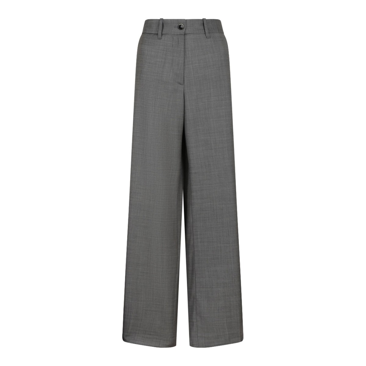 Grey Wide-Leg Trousers