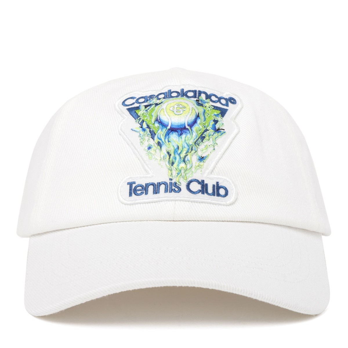 White Tennis Club Baseball Cap
