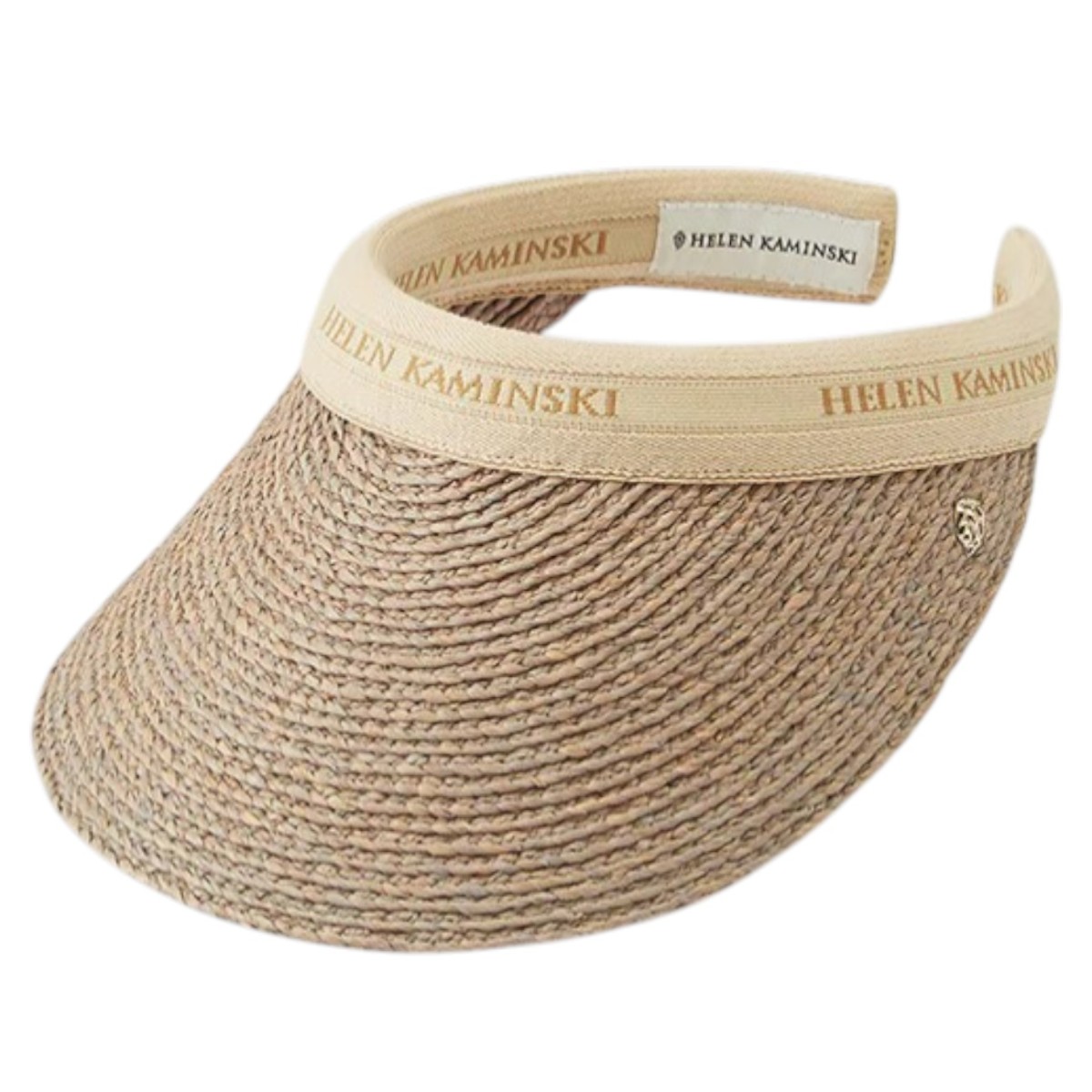 Bianca 8 Raffia Logo Visor