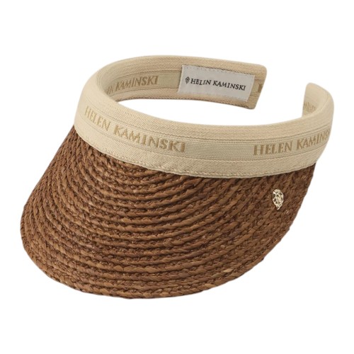 Bianca 8 Raffia Logo Visor