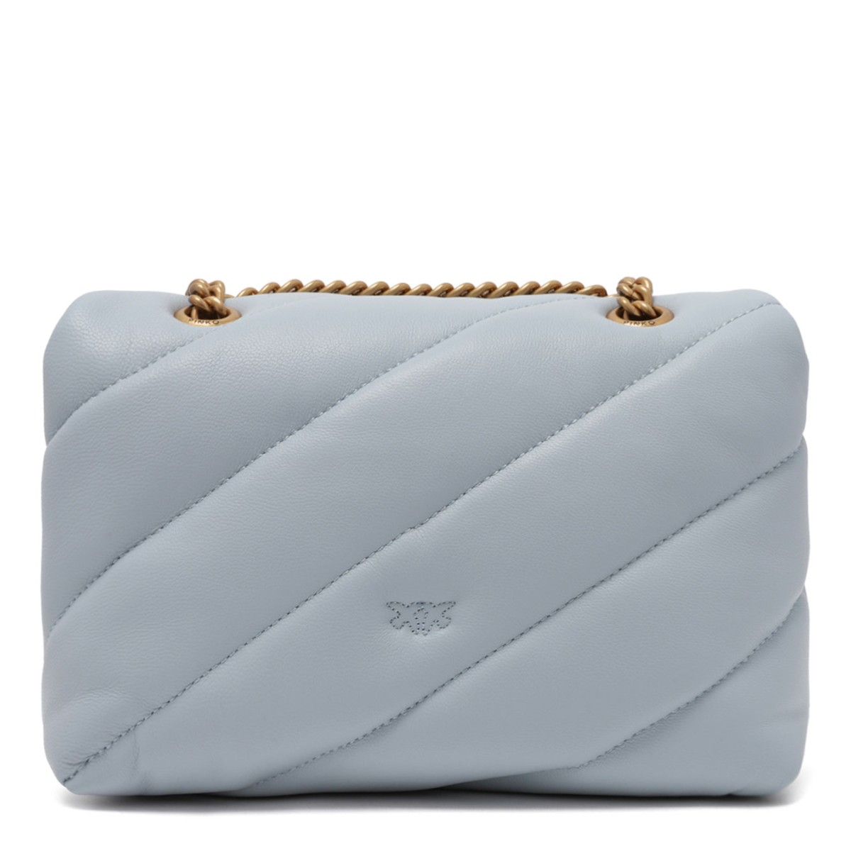 Cream Quilted Love Bag