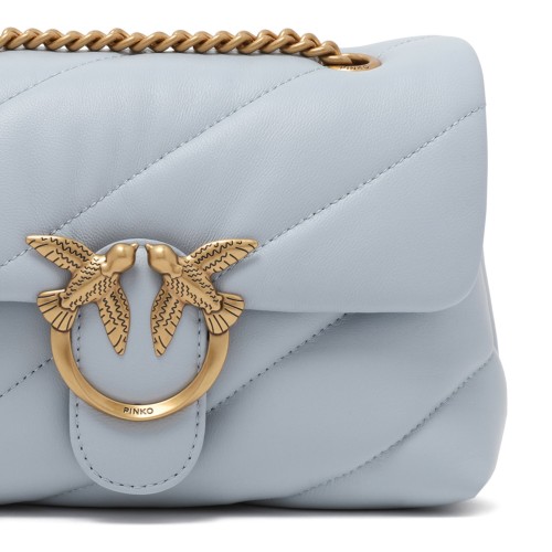 Cream Quilted Love Bag