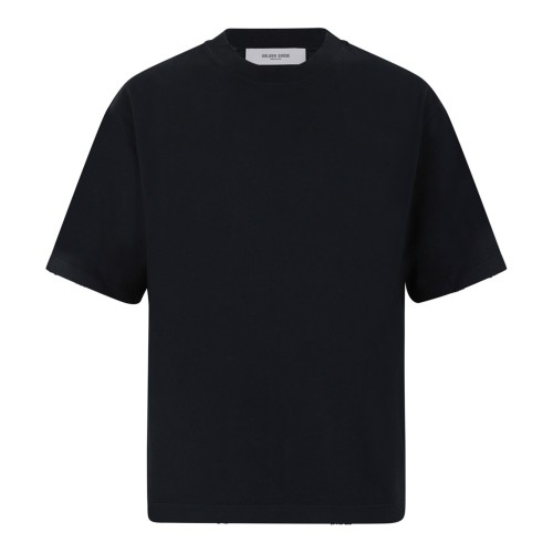 Dark Grey Embellished Neck T-Shirt