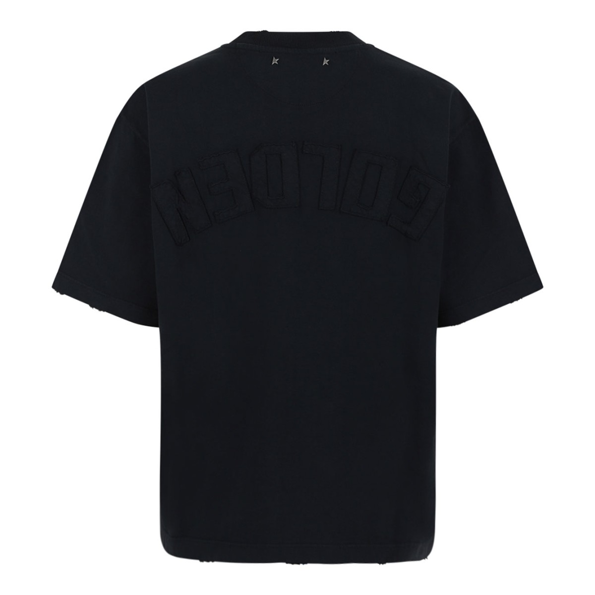 Dark Grey Embellished Neck T-Shirt