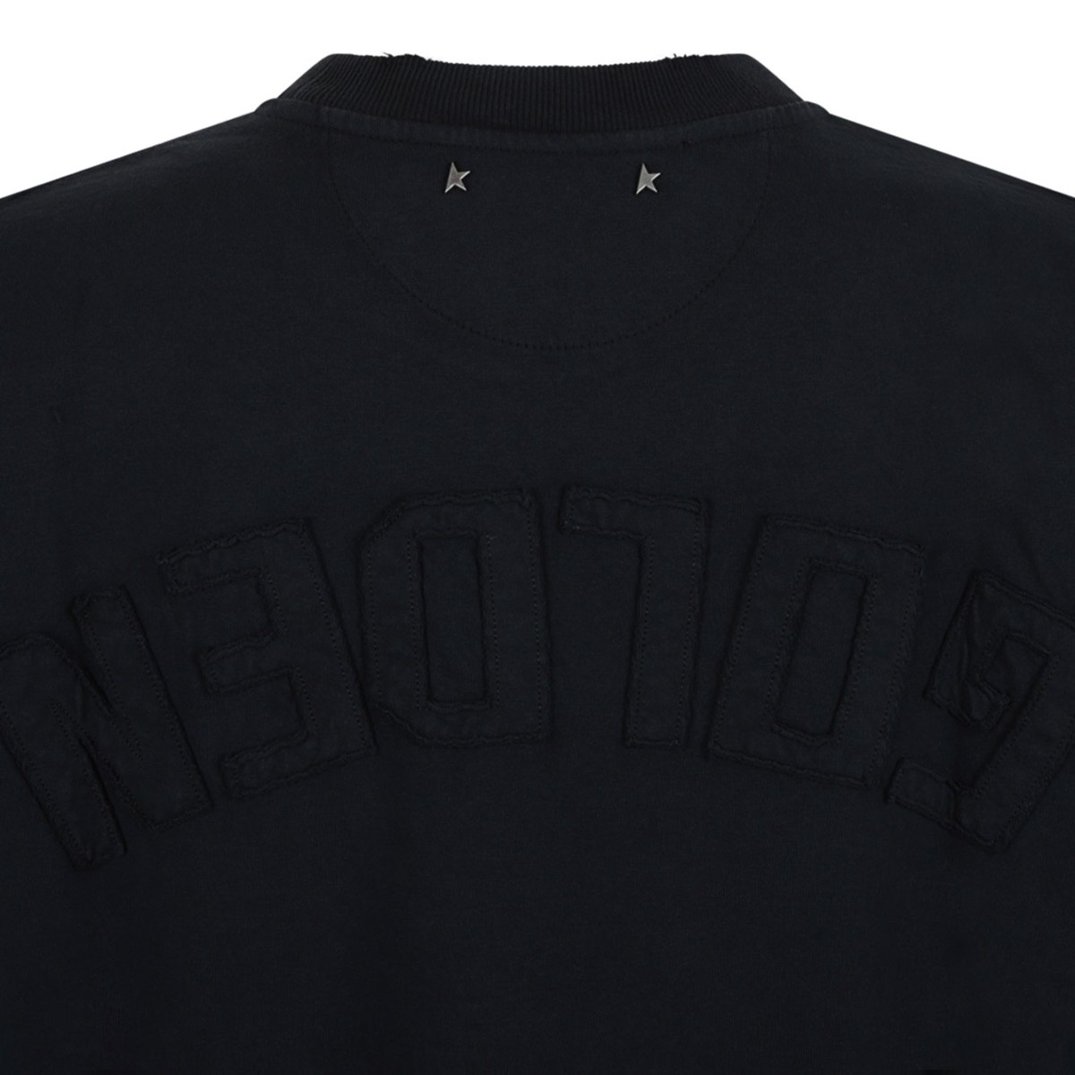 Dark Grey Embellished Neck T-Shirt