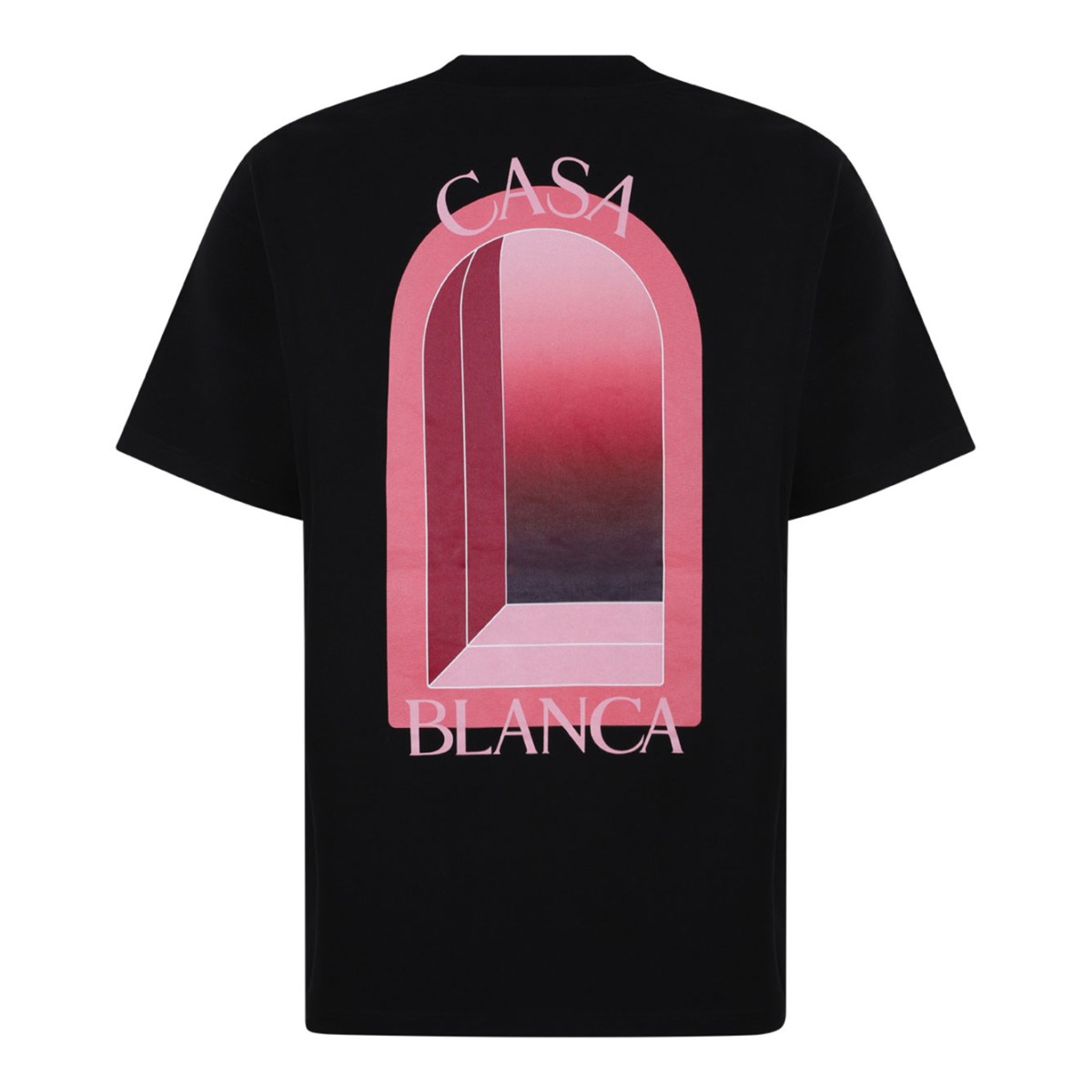 Black Casa Blanca Graphic T-Shirt