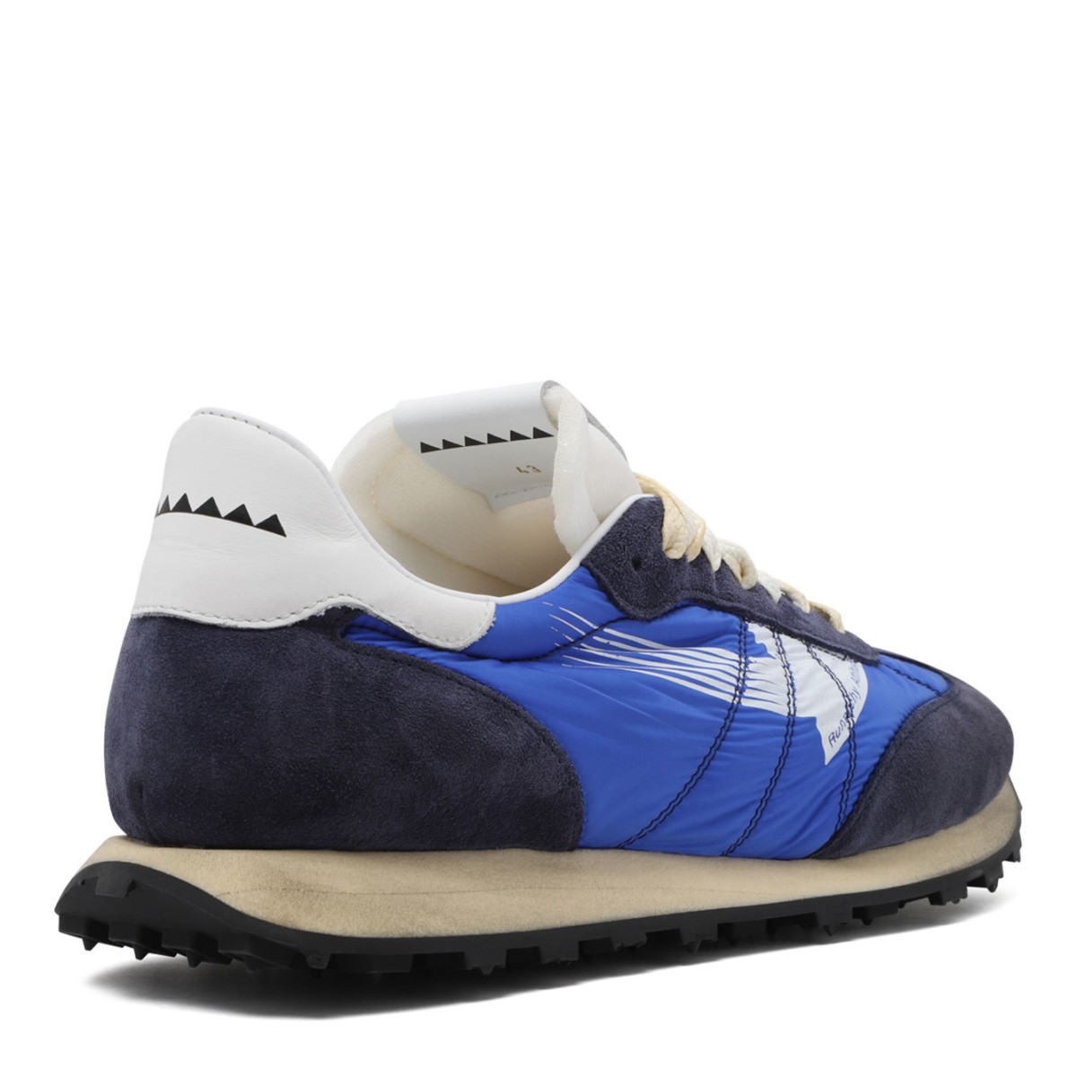 Run Of Aletheia m4425 Sneakers Blue and Dark Blue Suede and Nylon