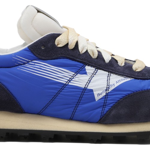 Run Of Aletheia m4425 Sneakers Blue and Dark Blue Suede and Nylon