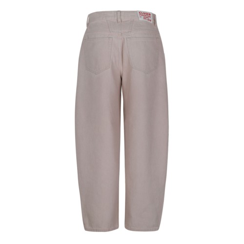 Taupe Straight-Leg Denim Jeans 2