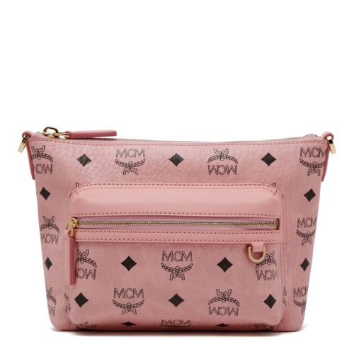Pink Visetos Crossbody Bag