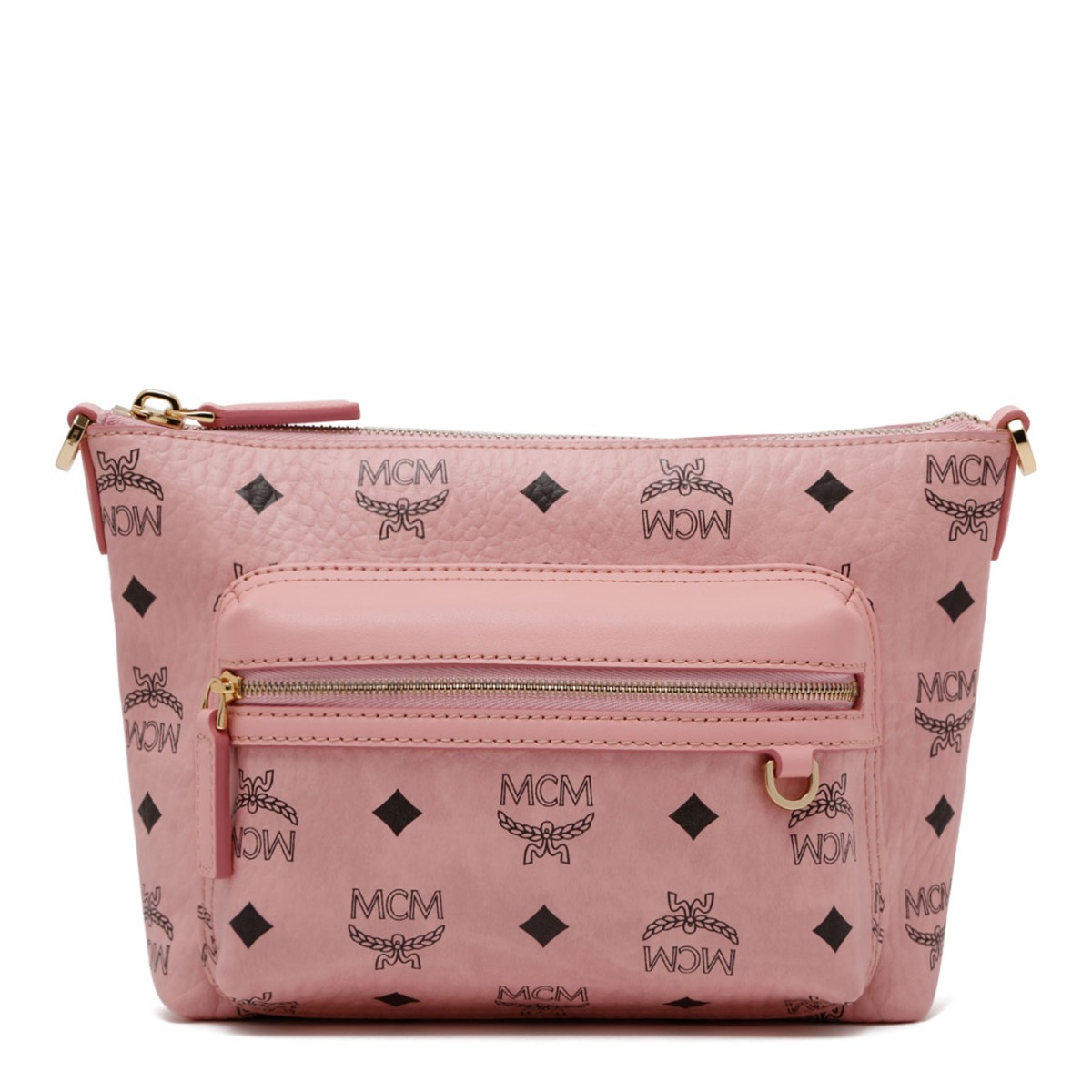 Pink Visetos Crossbody Bag