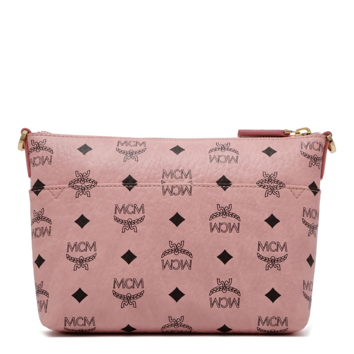 Pink Visetos Crossbody Bag