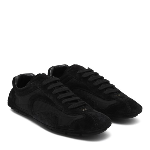 Black Leather Montecarlo Sneakers 2