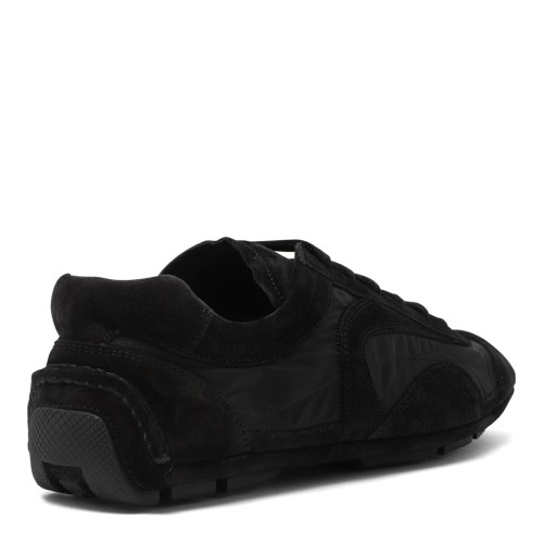 Black Leather Montecarlo Sneakers