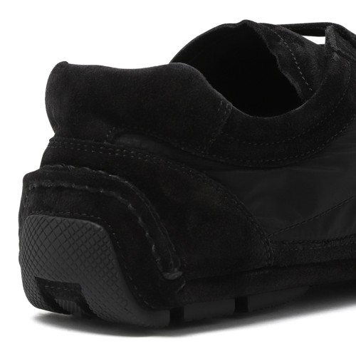 Black Leather Montecarlo Sneakers