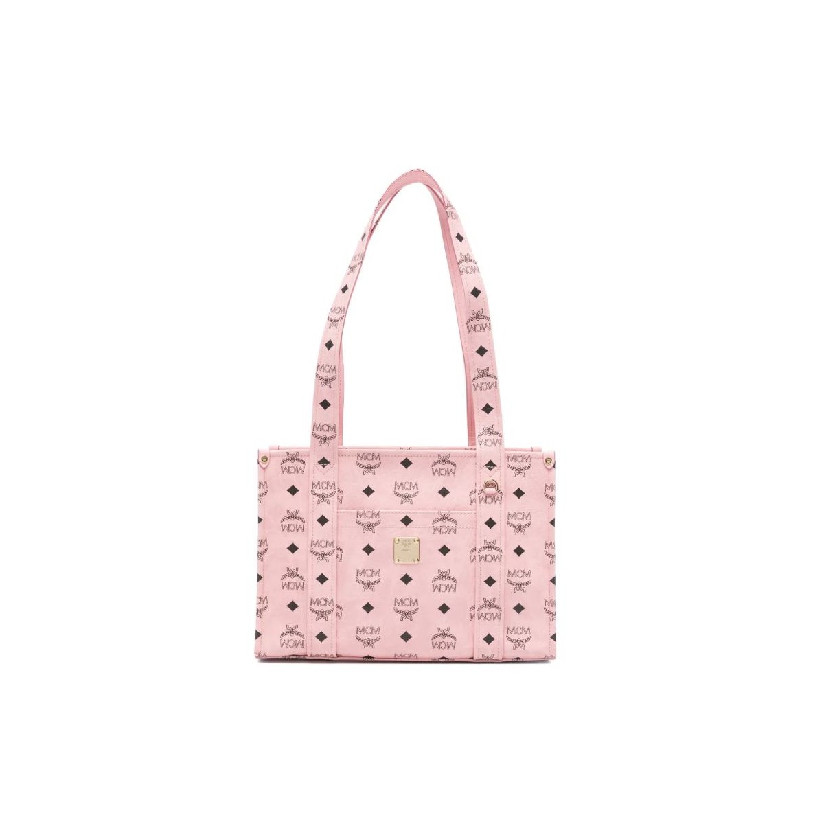 Pink Visetos Shopper Tote Bag