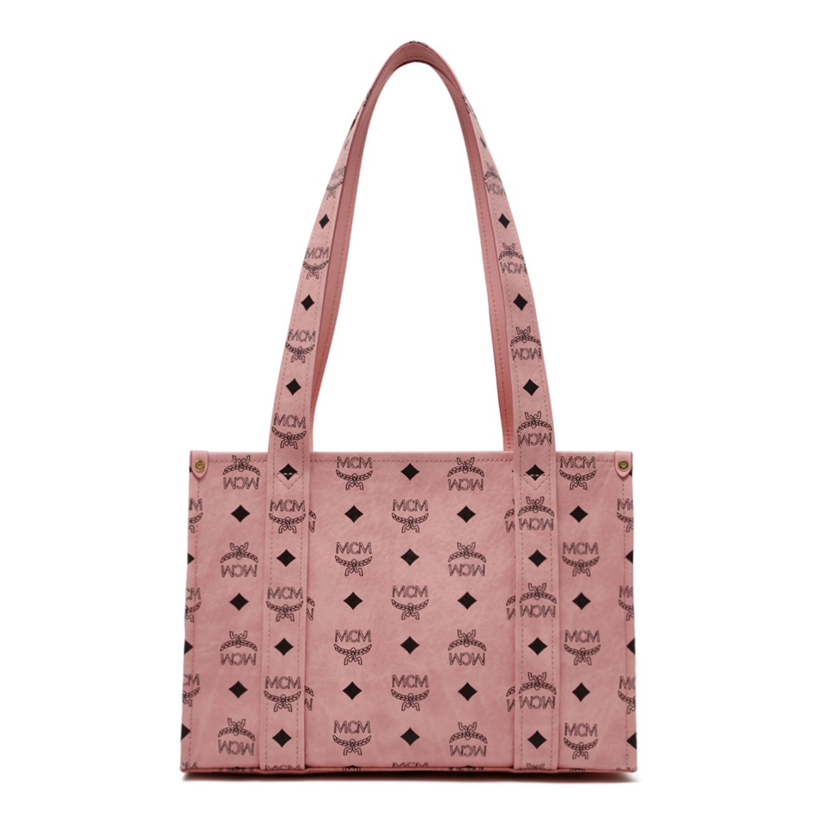 Pink Visetos Shopper Tote Bag
