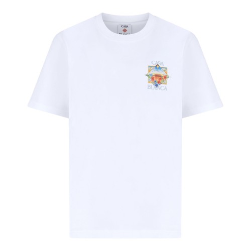 White Graphic Print T-Shirt