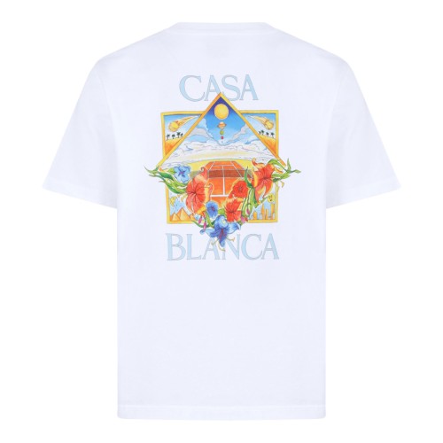 White Graphic Print T-Shirt