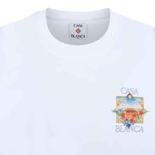 White Graphic Print T-Shirt